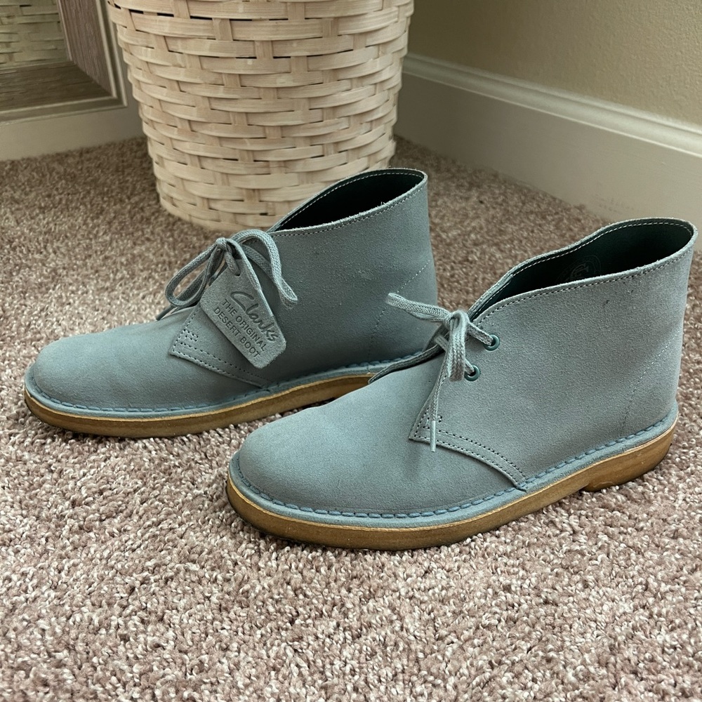 Sky Blue women’s Clark’s - Picture 2 of 6